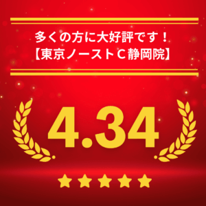 東京ノーストクリニック静岡院の口コミ＆レーティング